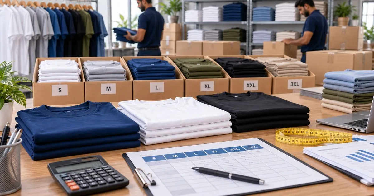 Why T-Shirt Size Planning Matters for Large Orders