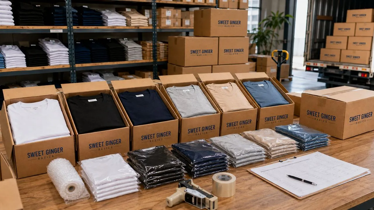 Sweet Ginger Bulk T-Shirt B2B Supply